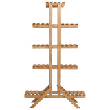 vidaXL Plant Stand 32.7"x9.8"x55.9" Firwood - Organize and Display Your Plants