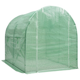 vidaXL Greenhouse 43.1 ft² 6.6'x6.6'x6.6' - Protect Your Plants with a Spacious and Sturdy Greenhouse