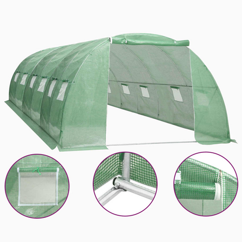 vidaXL Greenhouse 258.3 ft² - Protect Your Plants in Style