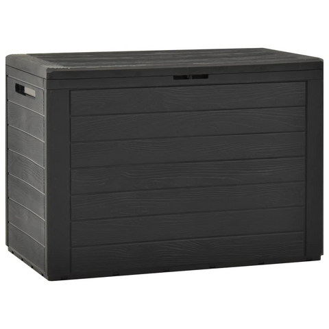 vidaXL Patio Storage Box Anthracite 38.7"x17.3"x21.7"