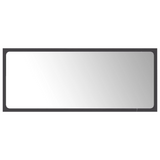 vidaXL Bathroom Mirror Gray | Contemporary Style | Durable and Easy to Clean