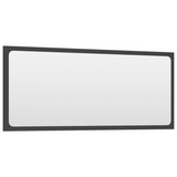 vidaXL Bathroom Mirror Gray | Contemporary Style | Durable and Easy to Clean