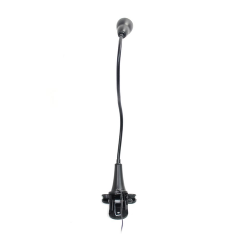 1W LED Gooseneck Clip Light Desk Lamp, Black - Stylish & Functional