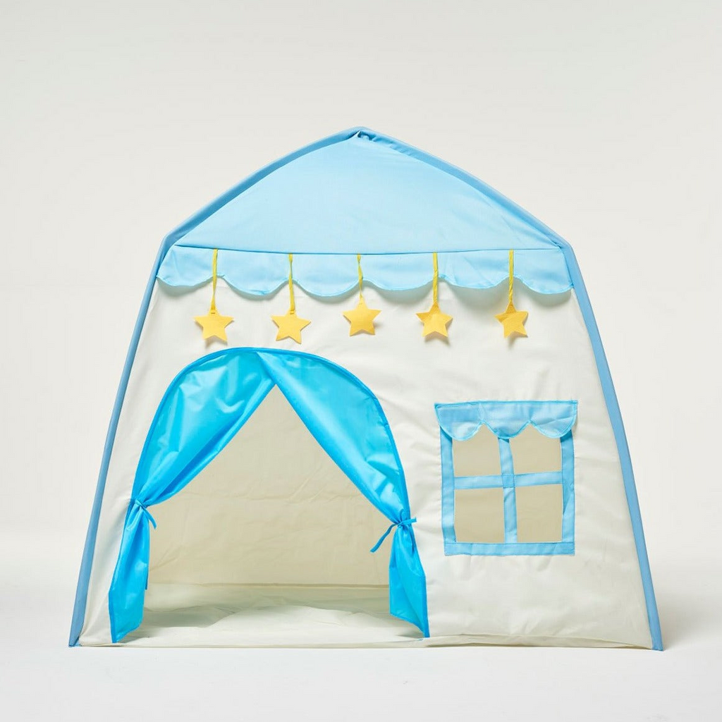 Play Tent Pop Up Blue House - Magical Circus Tent for Kids