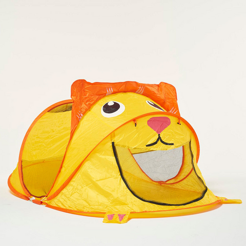 Play Tent Pop Up Waterproof Lion Yellow - Fun and Easy-to-Use Play Tent for Kids