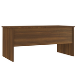 vidaXL Coffee Table Brown Oak 40.2"x19.9"x18.3" Engineered Wood - Premium Quality, Ample Storage Space, Liftable Design