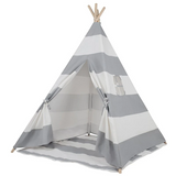 Canvas Play Tent - Teepee Playhouse | High-Quality Materials | Easy Setup