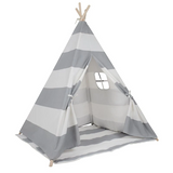 Canvas Play Tent - Teepee Playhouse | High-Quality Materials | Easy Setup