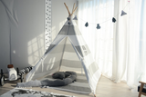 Canvas Play Tent - Teepee Playhouse | High-Quality Materials | Easy Setup