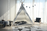 Canvas Play Tent - Teepee Playhouse | High-Quality Materials | Easy Setup