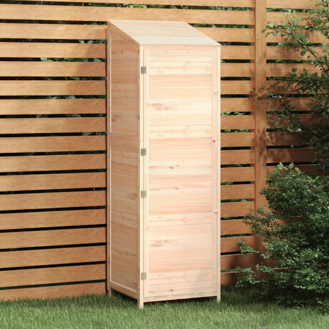 vidaXL Garden Shed 21.7"x20.5"x68.7" Solid Wood Fir - Outdoor Storage Solution