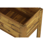 High Planter, Natural - Durable Wooden Planter for Your Garden