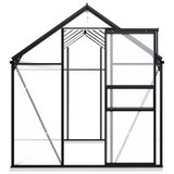 vidaXL Greenhouse with Base Frame Anthracite Aluminum - Protect Your Plants from the Cold