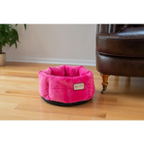 Armarkat Pet Bed Model C03CZ Pink - Luxe Velvet, Waterproof Base