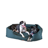 Armarkat Model D01FML-X Extra Large Laurel Green Bolstered Pet Bed - Waterproof, Machine Washable, Maximum Comfort