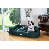 Armarkat Model D01FML-X Extra Large Laurel Green Bolstered Pet Bed - Waterproof, Machine Washable, Maximum Comfort