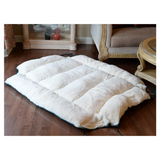 Armarkat Model D04HML/MB-L Large Laurel Green & Ivory Pet Bed and Mat - Comfortable and Stylish