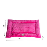 Armarkat Model M01CZH-L Large Pet Bed Mat with Poly Fill Cushion in Vibrant Pink