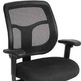 26" X 24.8" X 38" Black Mesh Fabric Drafting Stool - WhatYouNeedSales