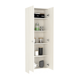 Storage Cabinet Pipestone, Double Door, Pearl Finish