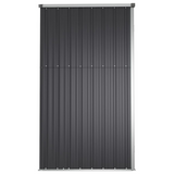 vidaXL Garden Tool Shed Anthracite 88.6"x35"x63.4" Galvanized Steel - Organize Your Garden Tools