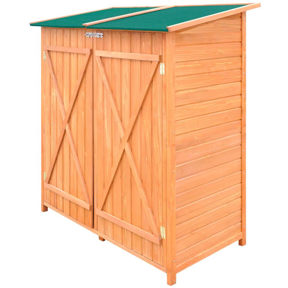 Wooden Shed Garden Tool Shed Storage Room Large | Durable Pine Wood | Waterproof Sloping Roof