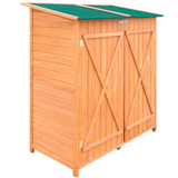 Wooden Shed Garden Tool Shed Storage Room Large | Durable Pine Wood | Waterproof Sloping Roof