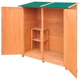 Wooden Shed Garden Tool Shed Storage Room Large | Durable Pine Wood | Waterproof Sloping Roof