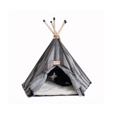 Armarkat Cat Bed C56HBS/SH | Teepee Style with Striped Pattern