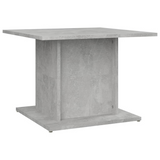 vidaXL Coffee Table Concrete Gray 21.9"x21.9"x15.7" Engineered Wood - Stylish and Functional