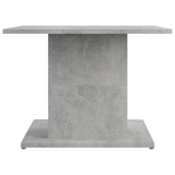 vidaXL Coffee Table Concrete Gray 21.9"x21.9"x15.7" Engineered Wood - Stylish and Functional