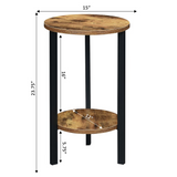 Graystone 24 inch 2 Tier Plant Stand - Display and Organize Your Plants