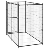 vidaXL Outdoor Dog Kennel Steel 43.3"x86.6"x70.9" - Versatile Play Paradise for Your Furry Friends