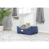 Armarkat Pet Bed Model C09HSL/TL Blue - Comfortable and Durable for Cats and Small Dogs