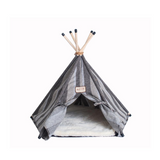 Armarkat Cat Bed C56HBS/SH | Teepee Style with Striped Pattern