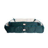 Armarkat Model D04HML/MB-L Large Laurel Green & Ivory Pet Bed and Mat - Comfortable and Stylish