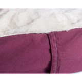 Armarkat Model M02HJH/MB-X Extra Large Pet Bed Mat with Poly Fill Cushion in Burgundy & Ivory