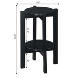 Newport Medium Plant Stand - Stylish and Functional | Convenience Concepts