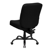 HERCULES Series Big & Tall 400 lb. Rated Black Fabric Executive Swivel Ergonomic Office Chair with Rectangular Back