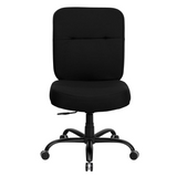 HERCULES Series Big & Tall 400 lb. Rated Black Fabric Executive Swivel Ergonomic Office Chair with Rectangular Back