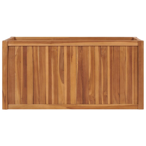 vidaXL Raised Bed 39.4"x19.7"x19.7" Solid Wood Teak - Stylish and Durable Garden Planter