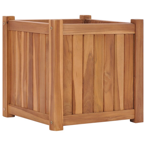 vidaXL Raised Bed 15.7"x15.7"x15.7" Solid Wood Teak - Stylish and Durable Garden Planter