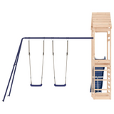 vidaXL Outdoor Playset Solid Wood Pine - Sturdy Frame, Multi-Activity Centers, and Endless Fun