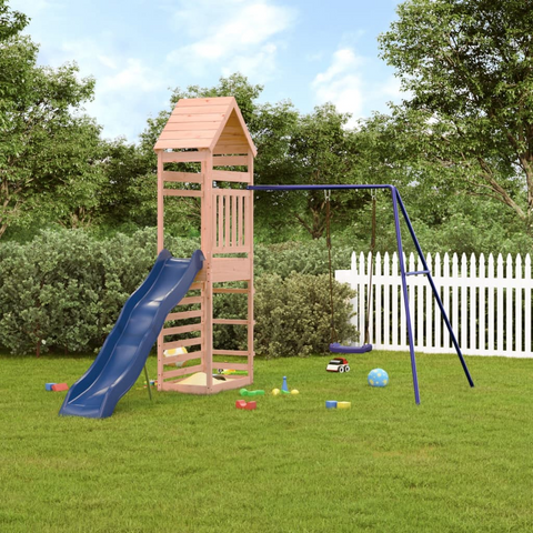 vidaXL Outdoor Playset Solid Wood Douglas - Sturdy & Fun | vidaXL