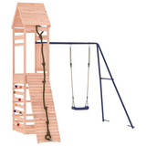 vidaXL Outdoor Playset Solid Wood Douglas - Multi-Activity Centers, Sturdy & Stable Frame