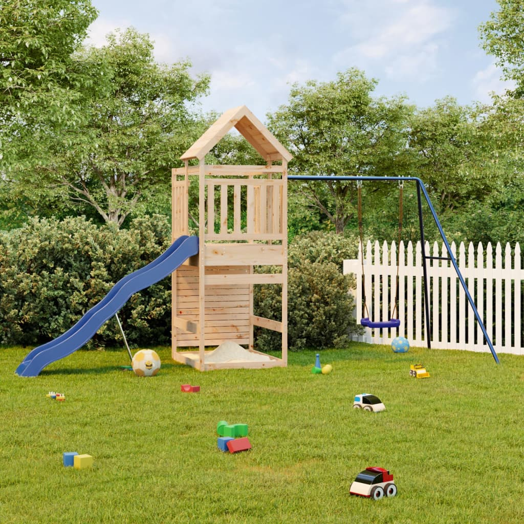 vidaXL Outdoor Playset Solid Wood Pine - Transform Your Backyard into a Playground!