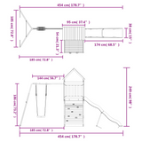 vidaXL Outdoor Playset Solid Wood Pine - Transform Your Backyard into a Playground!