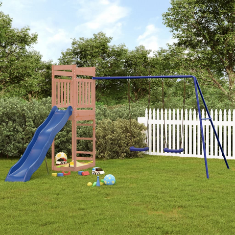 vidaXL Outdoor Playset Solid Wood Douglas | Fun-Filled and Durable Playground Equipment