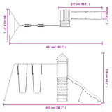 vidaXL Outdoor Playset Solid Wood Douglas - Fun and Adventure in Your Backyard