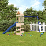 vidaXL Outdoor Playset Solid Wood Pine - Sturdy and Fun Playground Equipment